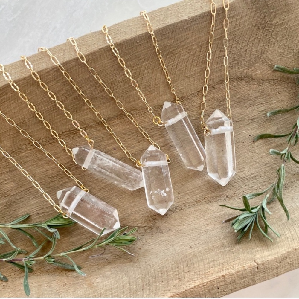 NEW! Double Terminated Quartz Necklace